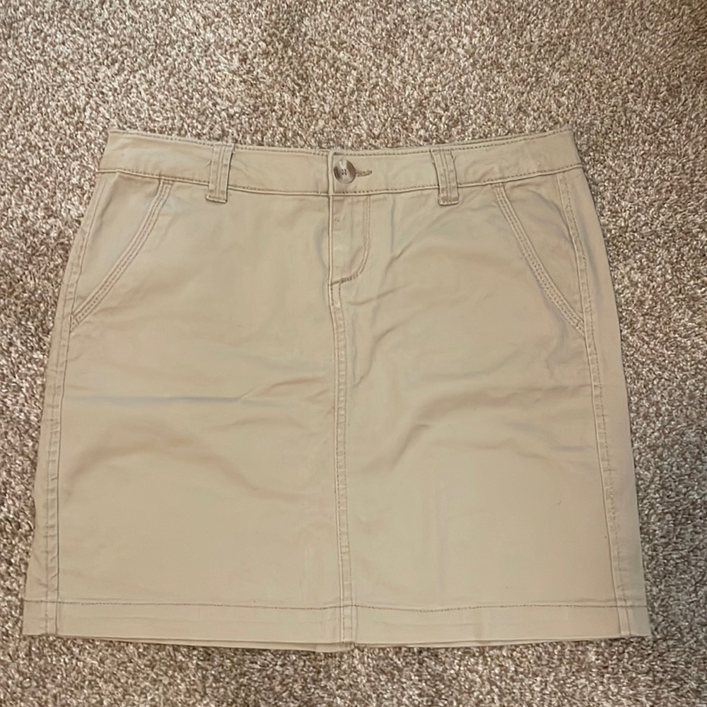 Khaki skirt